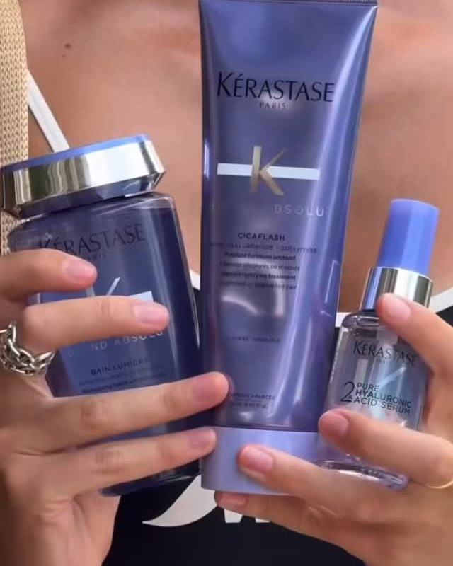 Kérastase products available in the salon